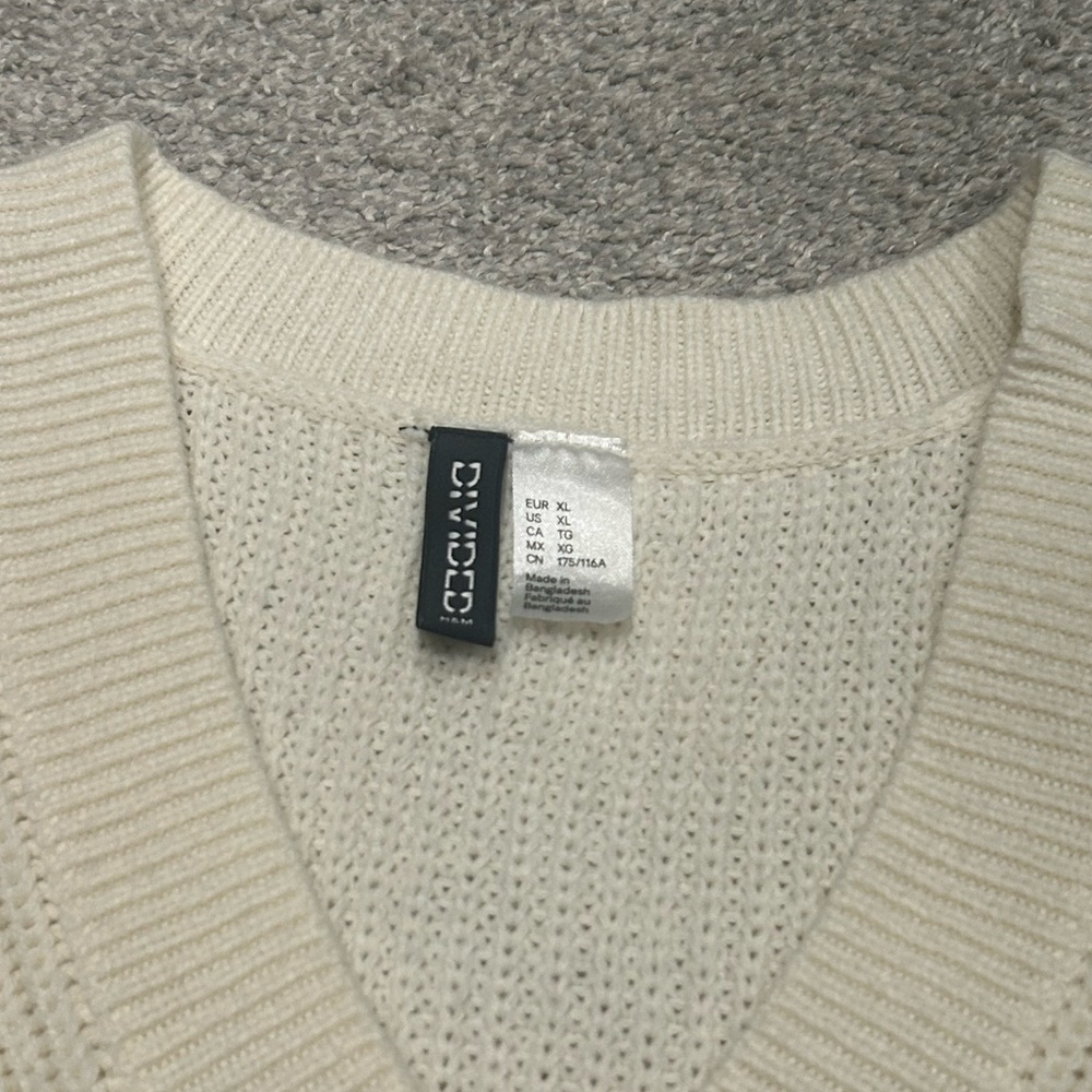 Cream Knit Sweater - Picture 2 of 2